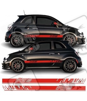 Fiat 500 / 595 Abarth side stripes AUFKLEBER