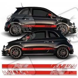 Fiat 500 / 595 Abarth side stripes AUFKLEBER