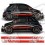 Fiat 500 / 595 Abarth side stripes AUFKLEBER (Kompatibles Produkt)
