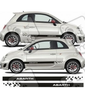 Fiat 500 / 595 Abarth side stripes ADESIVOS (Produto compatível)