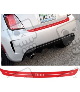 Fiat 500 / Abarth YEAR 2007-2015 Rear bumper ADESIVOS (Produto compatível)