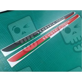 Fiat 595-500 Abarth Carbon fibre Scuderia Italia ADESIVI
