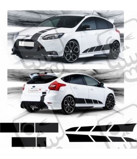 Ford Focus ST- RS OTT Side stripes DECALS (Compatible Product)