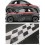 Fiat 500-595 Panel fit Carbon Fibre side Stripes AUTOCOLLANT (Produit compatible)