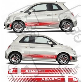 Fiat 500-595 ABARTH Stripes AUFKLEBER