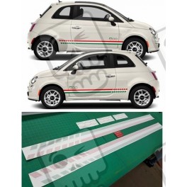 Fiat 500 ABARTH Stripes ADESIVOS