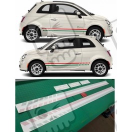 Fiat 500 ABARTH Stripes ADHESIVOS