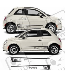 Fiat 500-595 ABARTH Stripes ADESIVOS