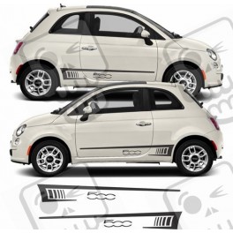 Fiat 500-595 ABARTH Stripes AUFKLEBER