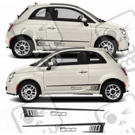 Fiat 500-595 ABARTH Stripes AUTOCOLLANT