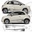 Fiat 500-595 ABARTH Stripes AUFKLEBER (Kompatibles Produkt)