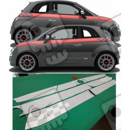 Fiat 500-595 ABARTH Stripes ADESIVOS