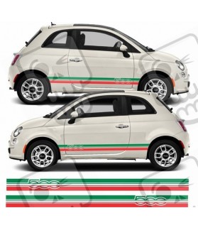 Fiat 500 ABARTH Stripes ADHESIVOS (Producto compatible)