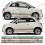 Fiat 500 ABARTH Stripes DECALS (Compatible Product)