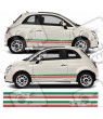 Fiat 500 ABARTH Stripes DECALS