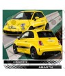 Fiat 500-595 ABARTH Stripes DECALS
