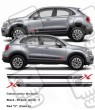 Fiat 500X ABARTH Stripes AUFKLEBER