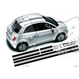 Fiat 500-595 ABARTH Stripes STICKER