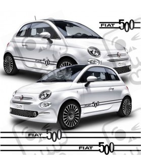 Fiat 500 ABARTH Stripes AUFKLEBER (Kompatibles Produkt)