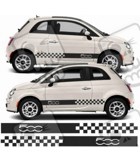 Fiat 500 ABARTH Stripes AUFKLEBER