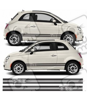 Fiat 500 ABARTH Stripes ADESIVI (Prodotto compatibile)