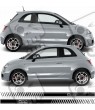 Fiat 500 ABARTH Stripes AUTOCOLLANT