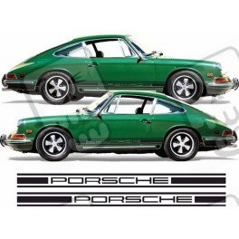 PORSCHE 911-911S-911T-911L Classic side Stripes STICKER