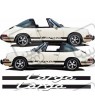 PORSCHE 911 TARGA CARRERA side Stripes AUFKLEBER
