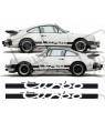 PORSCHE 911 TURBO side Stripes DECALS