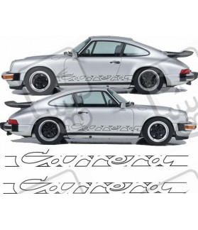 PORSCHE 911-930 CARRERA side Stripes ADESIVI (Prodotto compatibile)