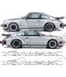 PORSCHE 911-930 CARRERA side Stripes AUFKLEBER