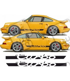 PORSCHE 911-964 TURBO side Stripes ADESIVI