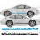 PORSCHE 911-996 Carrera 4S side Stripes AUTOCOLLANT (Produit compatible)