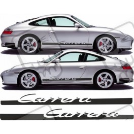 PORSCHE 911-996 Carrera side Stripes AUFKLEBER