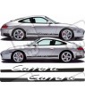 PORSCHE 911-996 Carrera side Stripes AUFKLEBER