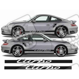 PORSCHE 911 / 996 / 997/ S /Turbo side Stripes ADESIVI