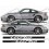 PORSCHE 911 / 996 / 997/ S /Turbo side Stripes AUTOCOLLANT (Produit compatible)