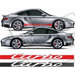 Porsche 911 / S / 996 turbo side Stripes AUFKLEBER