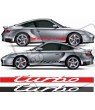 Porsche 911 / S / 996 turbo side Stripes AUFKLEBER