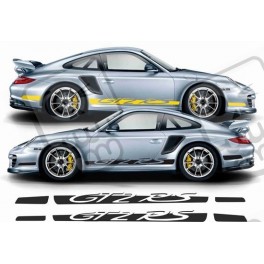 Porsche 911 /997 GT2 RS side Stripes AUTOCOLLANT