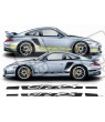 Porsche 911 /997 GT2 RS side Stripes AUTOCOLLANT