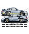 Porsche 911 /997 GT2 RS side Stripes DECALS