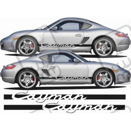 Porsche 981 cayman side Stripes AUFKLEBER