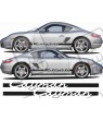 Porsche 981 cayman side Stripes AUFKLEBER