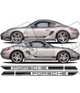 Porsche 987 S cayman YEAR 2006 Stripes ADHESIVOS (Producto compatible)