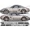 Porsche 987 S cayman YEAR 2006 side Stripes ADESIVI (Prodotto compatibile)