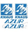 Caravan Kanus Azur panel AUFKLEBER