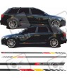 Audi A4 B6-B7 Quattro Side Stripes Adhesivo
