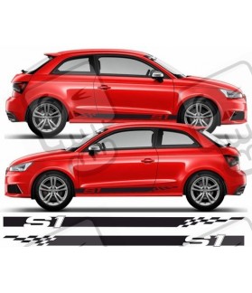 Audi S1 Side Stripes Side Stripes Adhesivo (Producto compatible)