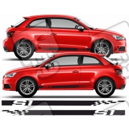 Audi S1 Side Stripes Side Stripes AUFKLEBER